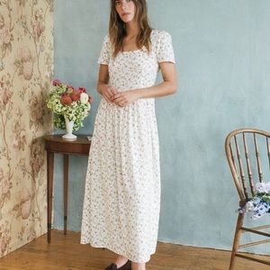 Christy Dawn The Scarlett Dress In Buckwheat Size XL